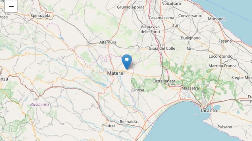 Lieve terremoto con epicentro a Matera questa mattina alle 8.38